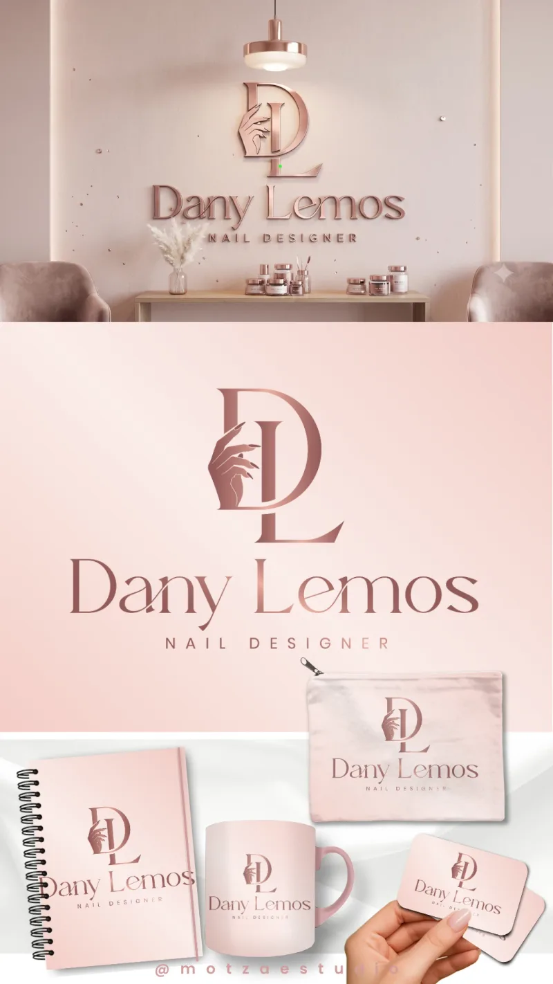 Identidade visual para nail designer — Dany Lemos