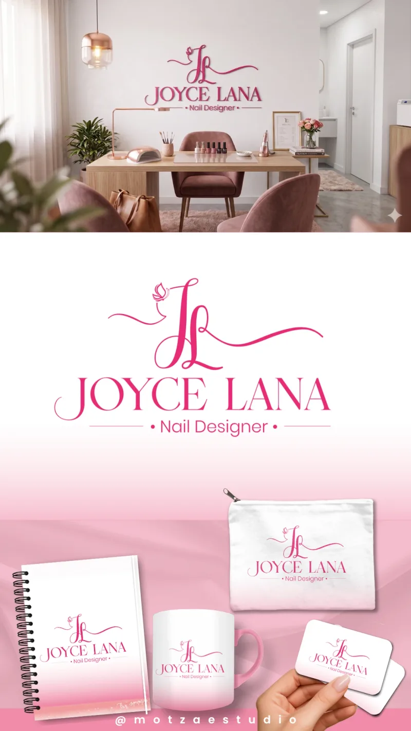 Identidade visual para nail designer — Joyce Lana
