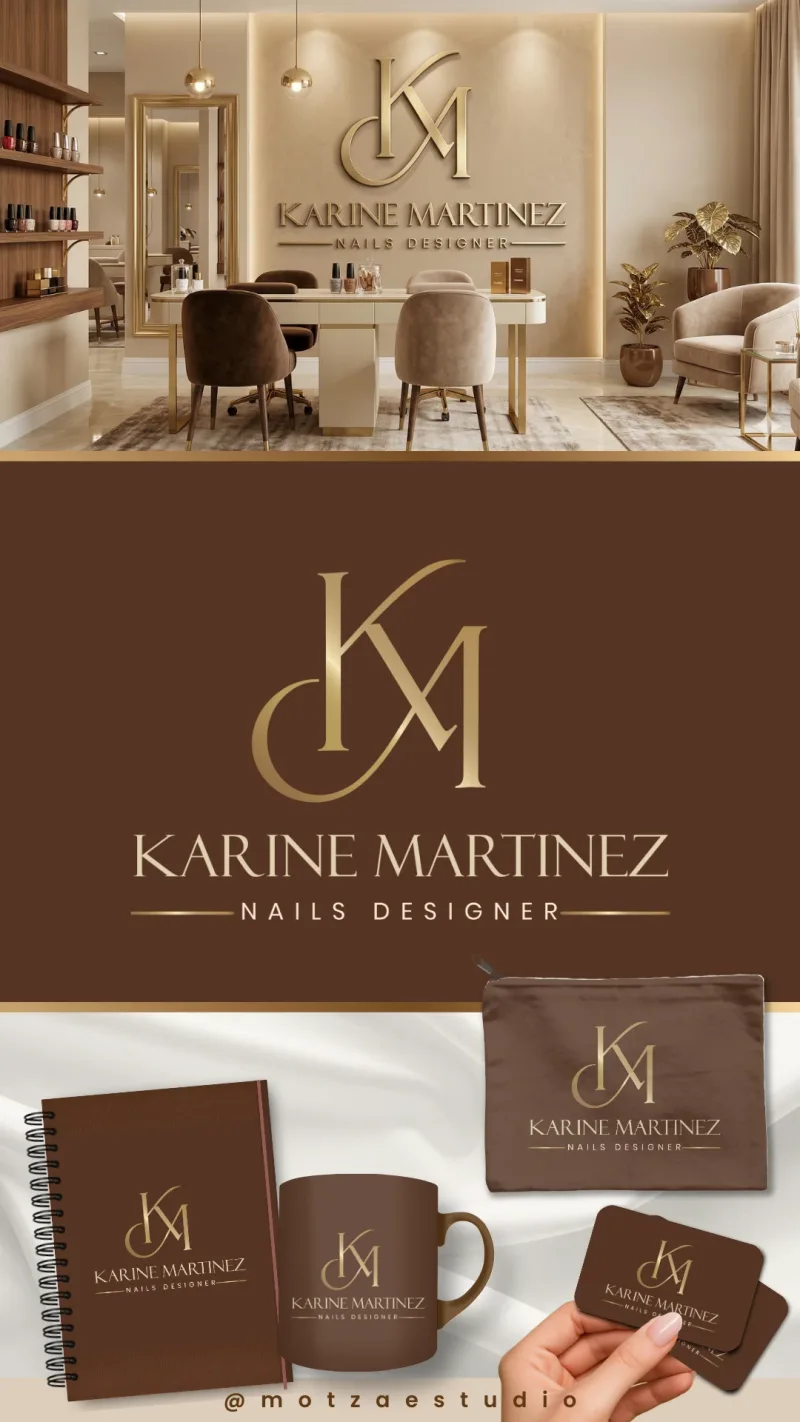 Identidade visual para nail designer — Karine Martinez