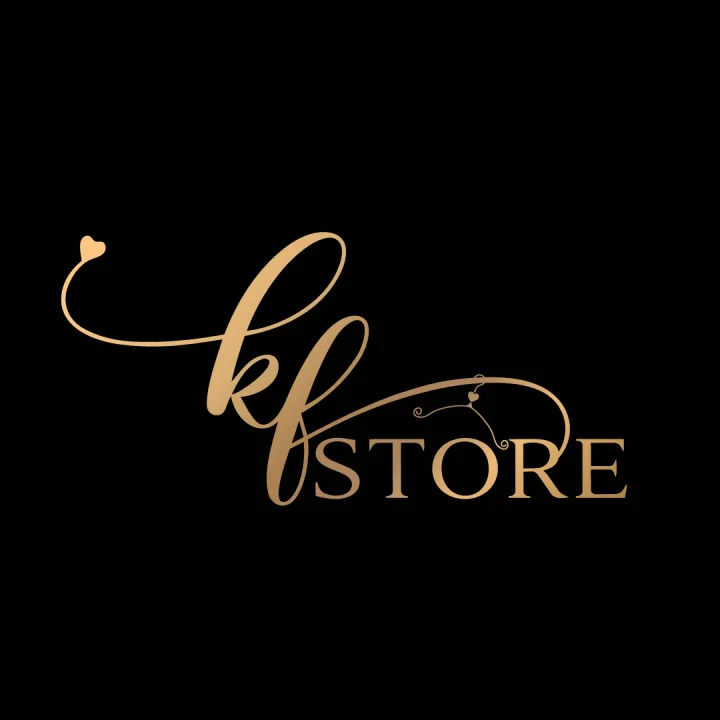 Logo da identidade visual KF Store — moda & vestuário